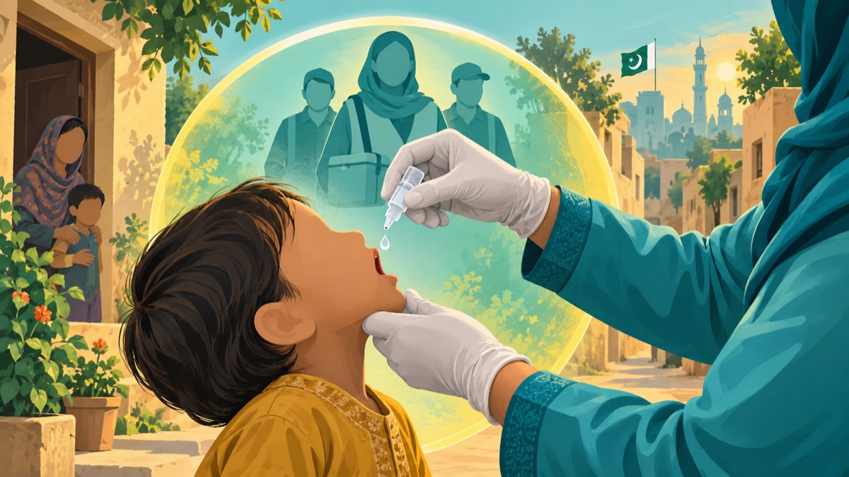Polio campaign presses ahead as protection of frontline teams remains critical